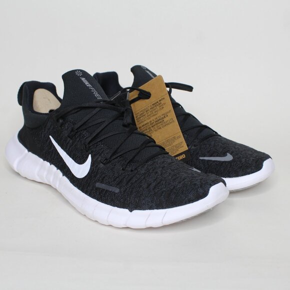Nike Free Run 5.0 Next nature Men\'s Size 10 Black White Running Shoes CZ1884 001 main image 8